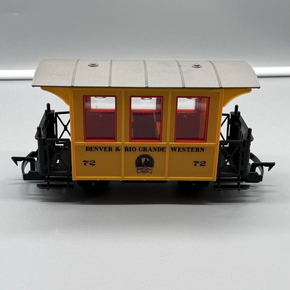 Walthers Faller G Scale Denver & Rio Grande Western Caboose #72 Rocky Mtn Exp